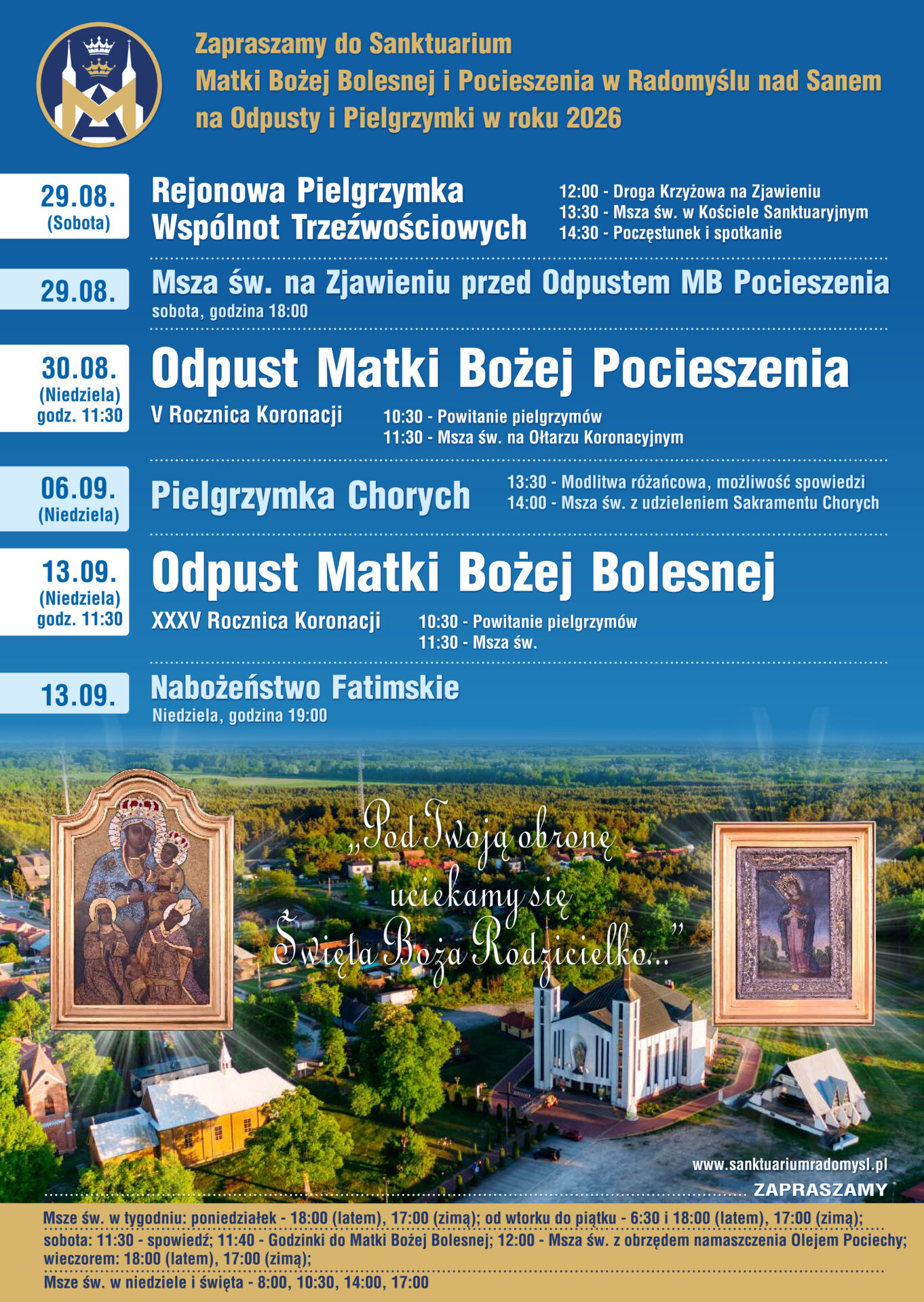 Odpusty i Pielgrzymki w 2026r.